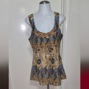 Multicolor Patterned Women's Top